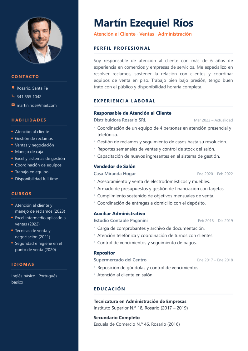 Ejemplo de CV